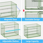 Clear Green Acrylic Figure Display Case - Image 7
