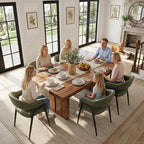 HNY Modern Dining Room Arm Chairs Set of 6, Open-Back Kitchen Side Chairs - Image 6