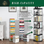 5Tier Rotating Bookshelf, Spinning Bookshelf Tower, 360 ° Display Space Saving - Image 3