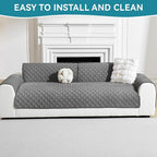 Deep Dream Velvet Couch Cover, Sectional Sofa Covers, Anti Slip Couch Covers - Image 3
