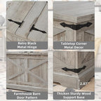 Joaxswe Farmhouse Coffee Table - Image 5
