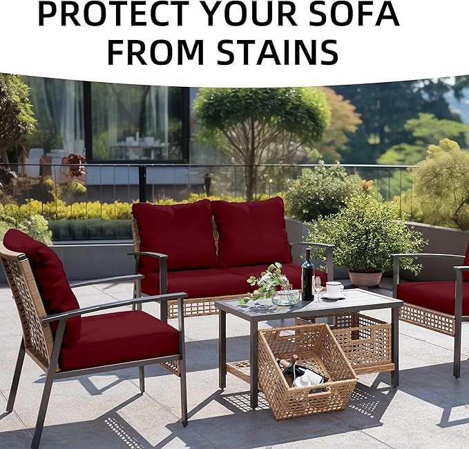 Outdoor Cushion Covers Set, Replacement - Image 3