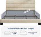 Allewie King Size Platform Bed Frame - Image 7