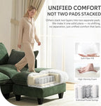 Ihanherry 107" Oversized V-Shaped Modular Sectional Sofa, Cloud Couch - Image 4