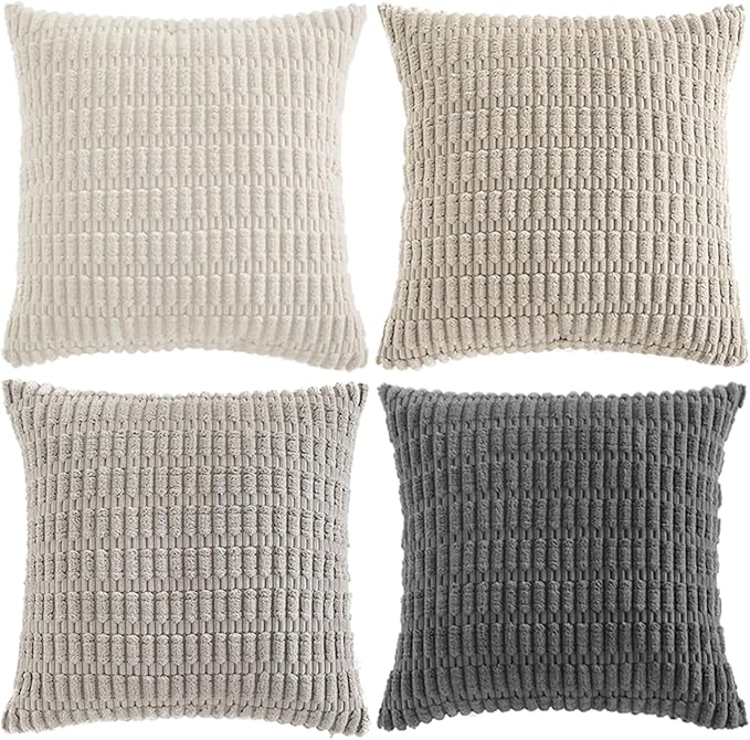 Fancy Homi 4 Packs Decorative Throw Pillow Covers - Image 9