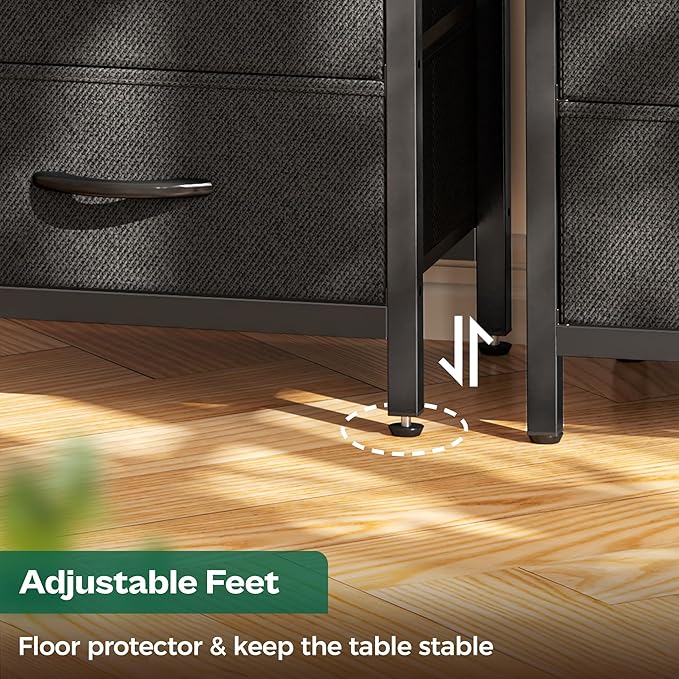 Huuger Nightstands Set of 2, End Tables - Image 8