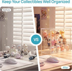 Vtopmart 1 Pack Acrylic Display Case, Stackable Figure Display Case - Image 5