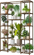 Bamworld 62.2'' Tall Plant Stand Indoor Large Plant Shelf by Bamworld