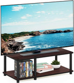 Furinno JUST TV Stand, 2-Tier No Tools Mid Entertainment Center - Image 5