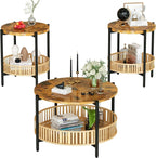 Lamerge 3 Pieces Coffee Table Set - Image 9