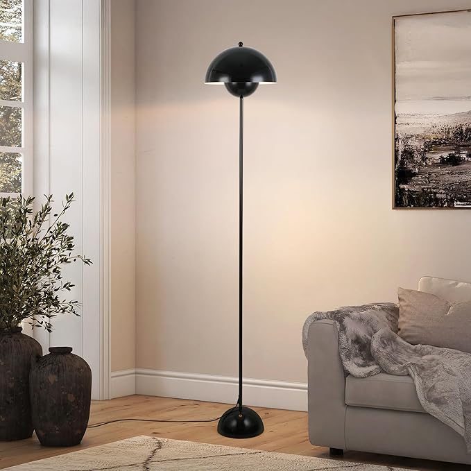 COSYLUX Modern Floor Lamp for Living Room, Industrial Tall Standing Lamp for - Image 8