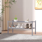 ROMGUAR CRAFT 2 Tier Bamboo Shoe Rack - Image 2