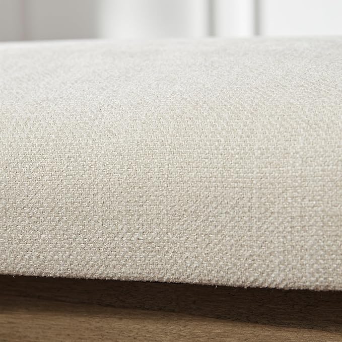 Zihanhome Entryway Bench, Chenille Upholstered Shoe Benches - Image 5