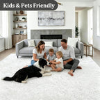 6x9 Area Rugs for Living Room Bedroom: Ultra Soft Fluffy Shag Rug Upgrade - Image 4