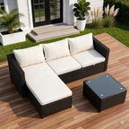 Shintenchi 4 Pieces Patio Furniture Sets, Outdoor Sofa Patio Sectional Sets All by Shintenchi%7CFurnitureMadeforRealLife