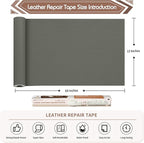 KING MOUNTAIN Leather Repair Patch, 12 x 60 Inches self Adhesive Leather Repair - Image 4