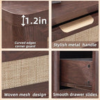 LEYAOYAO Rattan Nightstands Set of 2 - Image 6