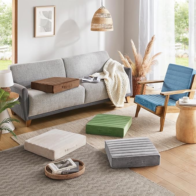 Codi Floor Cushions for Adults, Large Meditation Pillows - Image 8