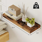 Fixwal 15.7in Floating Shelves, Farmhouse Shelf Wall Decor - Image 3