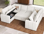 Belffin Modular Sectional Sleeper Sofa Bed - Image 3