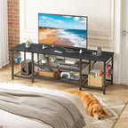 YGEOMER TV Stand for Up to 75 Inch TVs, Entertainment Center - Image 7