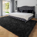 PAGISOFE 6x9 Ft Fluffy Bedroom Rugs, Fuzzy Shaggy Carpet, Indoor Plush Nursery - Image 4