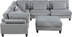 Lexicon 120 Inch Modular Sectional Sofa - Image 9