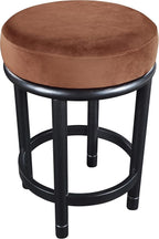 Meridian Furniture 977Cognac-C Monette Collection Art Deco Counter Stool - Image 6