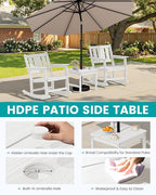 SERWALL Outdoor Rocking Chairs Set of 2 - Image 9