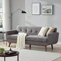 Kingfun 77.2" W Loveseat Sofa, Mid Century Modern Decor Love Seat Couches by KINGFUN-Anexcitingoption