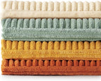 MIULEE Teal Orange Decorative Throw Pillow Covers 18x18 Inch Set of 4 Boho - Image 8
