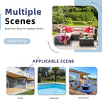Vongrasig 5 Piece Patio Furniture Sets, Outdoor Patio Set Sectional Sofa - Image 6