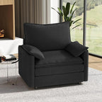 Vesgantti 40" Single Seat Sofa, Comfy Cloud Couch Deep Seat Upholstered Couch by Vesgantti