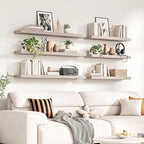 Fun Memories 67Inch Long Floating Shelves, 8 Inch Deep Shelves - Image 2