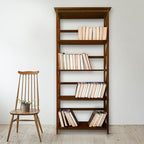 Montego 5-Shelf Bookcase-Walnut - Image 2