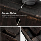 HULALA HOME Solid Wood End Tables Set of 2 - Image 3