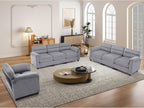 HAOMARKETS Corduroy Sofa Set, Upholstered Armchair and 3-Seater Sofa Sofa Set - Image 6