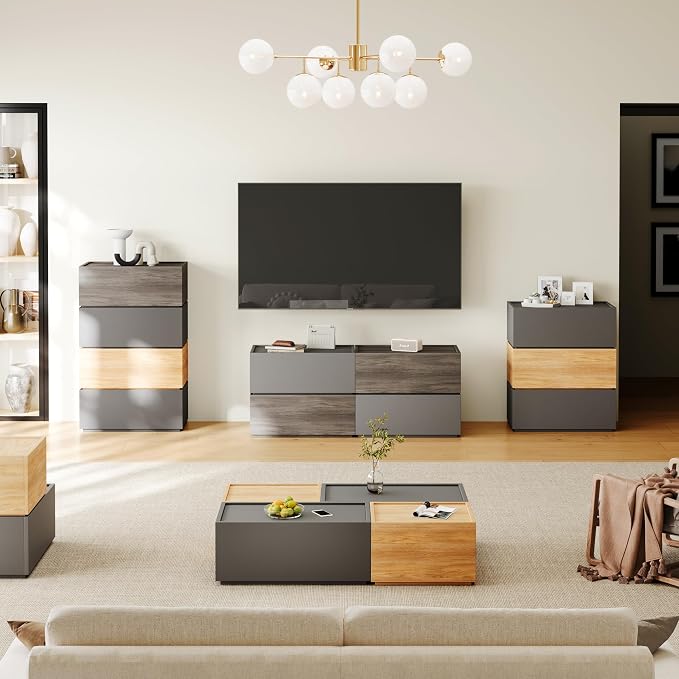 Svimi Modular Stackable Drawers, Modern Nightstand Modular Storage Bins - Image 4