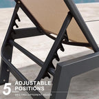 PURPLE LEAF Outdoor Chaise Lounge - Image 5
