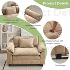 Oprisen Modular Sectional Sofa, Comfy Cloud Couch Sectional Sofa, Chenille Sofa - Image 5