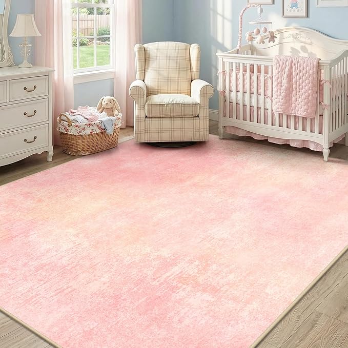 RELEANY Washable Area Rugs 5'x7' Non-Slip Modern Abstract Soft - Image 2