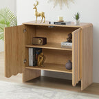 ORRD Sideboard Buffet Cabinet Set of 2, Accent Storage Cabinet - Image 4