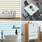 HOMETITUTE Starfish and Seashell Pattern Wallpaper Peel and Stick Self Adhesive - Image 4