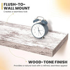 Acovy 16 Inch Floating Shelves, 9.3" Deep Floating Shelf Wall Mounted, Rustic - Image 5