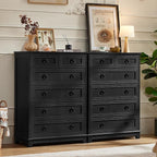 Joaxswe Farmhouse 6 Drawer Dresser - Image 5