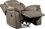 Lexicon Recliner Chair, Home Theater Seating, Manual Polished Microfiber - Image 7
