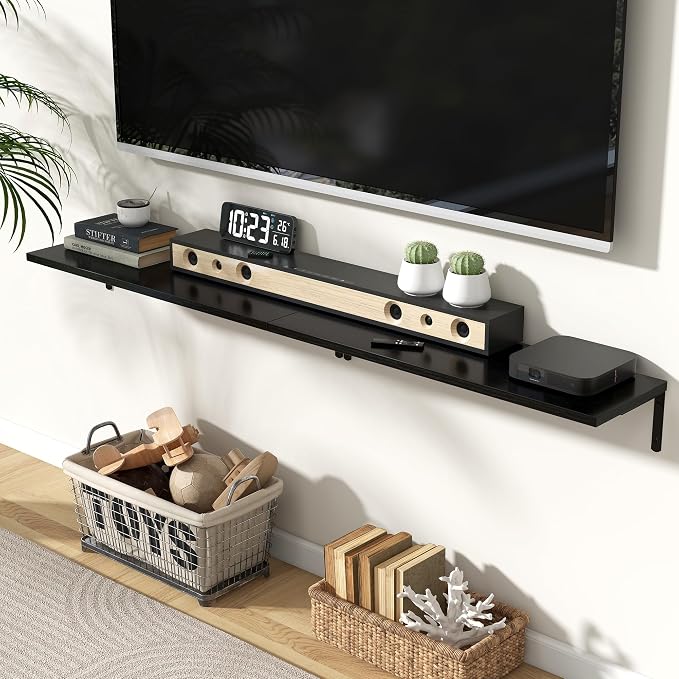 Fun Memories Deep Floating Shelves, 32W x 8D Floating Shelves Set of 2 - Image 2