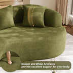 Oversized Sectional Sofa for Living Room, Modern Luxury Plush Chenille 4-Seater - Image 7