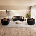 3-Piece Luxury Velvet Sofa Set for Living Room, Elegant Design Couch Set by yunqishiHOME