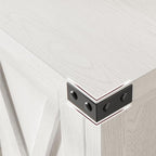 GarveeHome Small Storage Cabinet, Farmhouse Sideboard Buffet Cabinet - Image 9